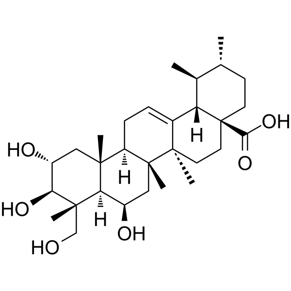 Madecassic-acid Structure